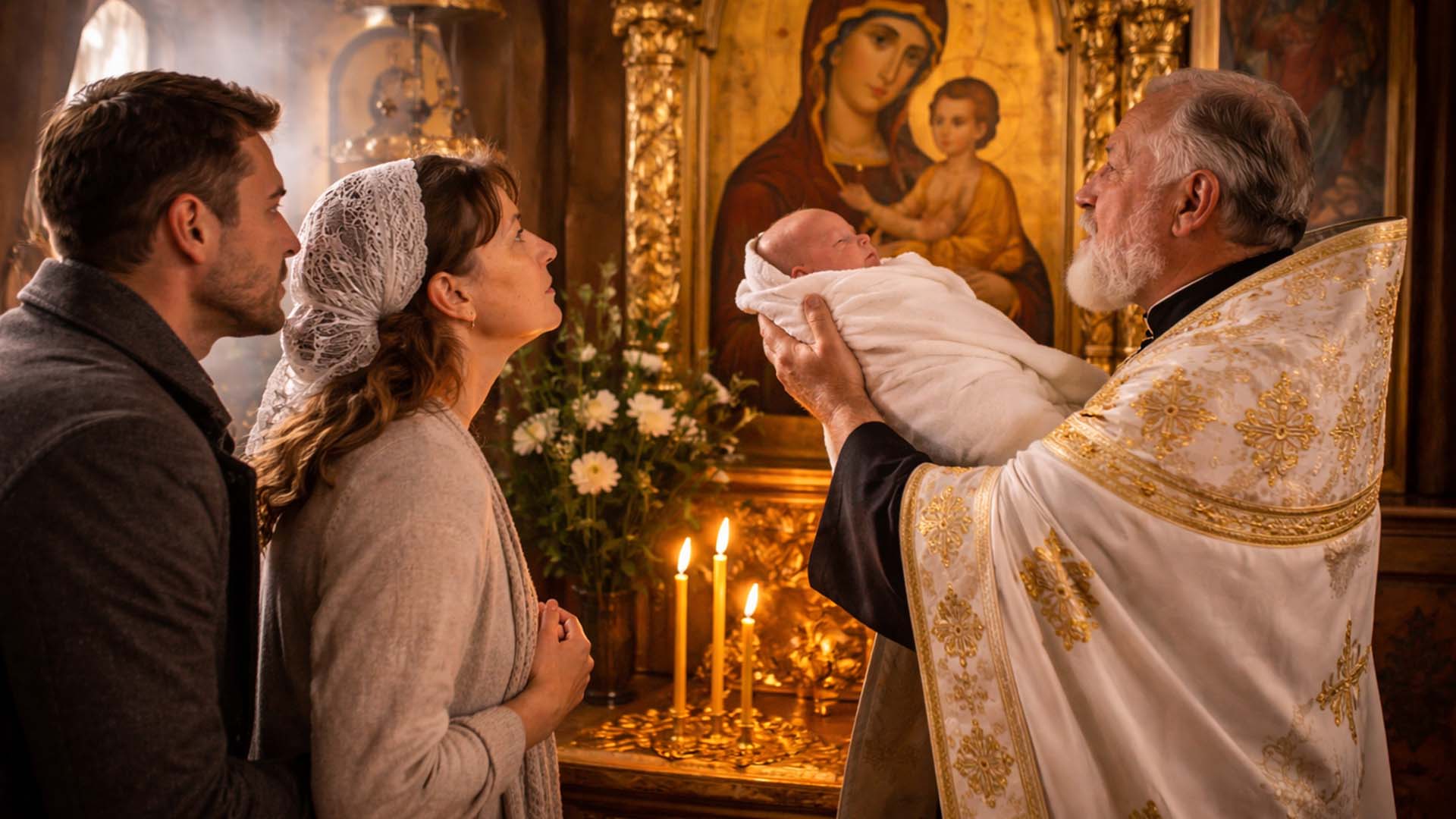 Metanje pred ikonu – prvi susret novorođenčeta sa verom i zajednicom